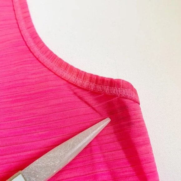 5/$25 Athleta pink racerback sleeveless workout running yoga tank top - Small - Picture 6 of 9